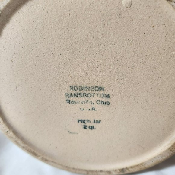 Robinson Ransbottom 2 Quart High Jar Crock Roseville, Ohio - Picture 10 of 10